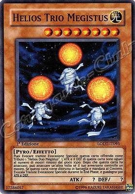 LODT-IT095 Helios Trio Megistus super rara 1a Edizione (IT) -NEAR MINT-