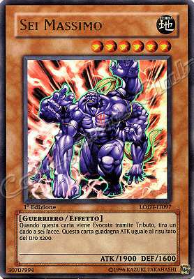 LODT-IT097 Sei Massimo ultra rara 1a Edizione (IT) -NEAR MINT-