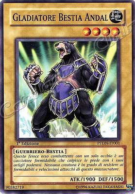 PTDN-IT001 Gladiatore Bestia Andal comune 1a Edizione (IT) -NEAR MINT-