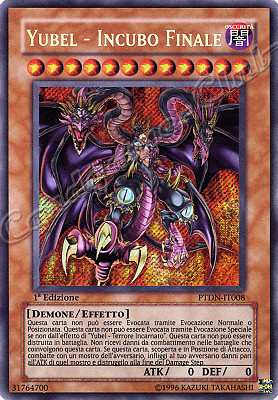 PTDN-IT008 Yubel - Incubo Finale rara segreta 1a Edizione (IT) -NEAR MINT-