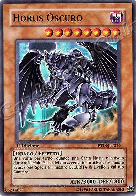 PTDN-IT016 Horus Oscuro ultra rara 1a Edizione (IT) -PLAYED-