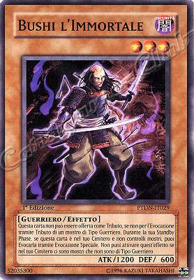 PTDN-IT029 Bushi l'Immortale comune 1a Edizione (IT) -NEAR MINT-