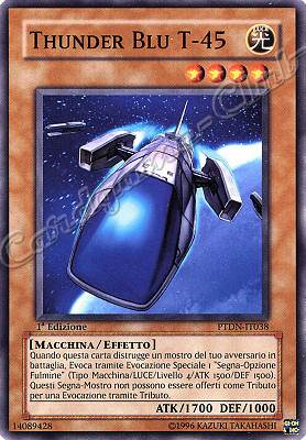 PTDN-IT038 Thunder Blu T-45 comune 1a Edizione (IT) -NEAR MINT-