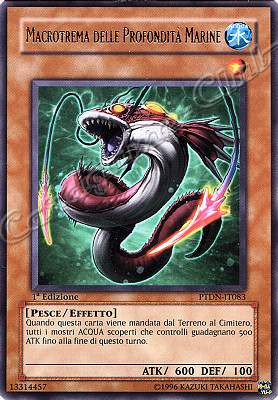 PTDN-IT083 Macrotrema delle Profondita' Marine rara 1a Edizione (IT) -NEAR MINT-