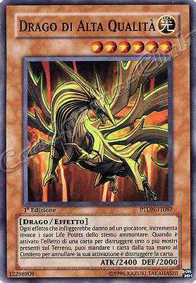 PTDN-IT087 Drago di Alta Qualita' super rara 1a Edizione (IT) -NEAR MINT-