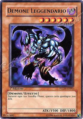 PTDN-IT093 Demone Leggendario rara 1a Edizione (IT) -PLAYED-