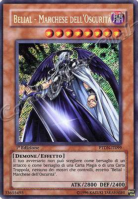 PTDN-IT099 Belial-Marchese dell'Oscurita' rara segreta 1a Edizione (IT)  -GOOD-