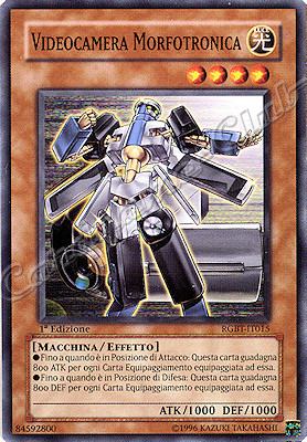 RGBT-IT015 Videocamera Morfotronica comune 1a Edizione (IT)  -GOOD-
