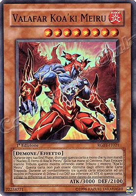 RGBT-IT021 Valafar Koa'ki Meiru super rara 1a Edizione (IT) -NEAR MINT-