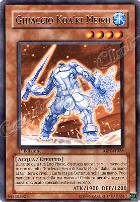 RGBT-IT025 Ghiaccio Koa'ki Meiru rara 1a Edizione (IT) -NEAR MINT-