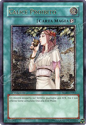 RGBT-IT061 Calice Proibito rara ultimate 1a Edizione (IT) -NEAR MINT-