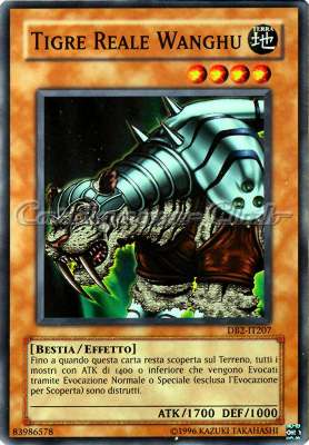 DB2-IT207 Tigre Reale Wanghu comune (IT) -NEAR MINT-