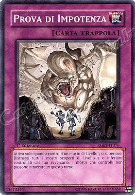RGBT-IT076 Prova di Impotenza comune 1a Edizione (IT) -NEAR MINT-