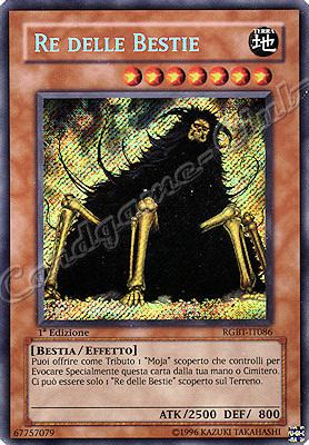RGBT-IT086 Re delle Bestie rara segreta 1a Edizione (IT) -NEAR MINT-