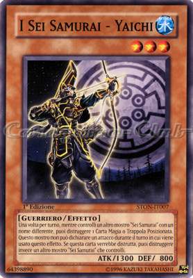 STON-IT007 I Sei Samurai-Yaichi comune 1a Edizione (IT) -NEAR MINT-