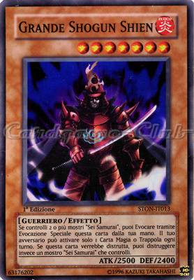 STON-IT013 Grande Shogun Shien super rara 1a Edizione (IT)  -GOOD-