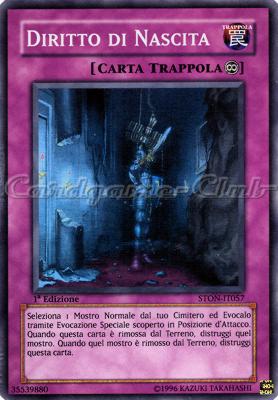 STON-IT057 Diritto di Nascita super rara 1a Edizione (IT) -NEAR MINT-