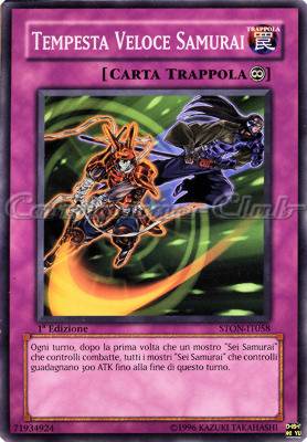 STON-IT058 Tempesta Veloce Samurai comune 1a Edizione (IT) -NEAR MINT-