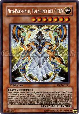STON-IT061 Neo-Parshath, Paladino del Cielo rara segreta 1a Edizione (IT) -NEAR MINT-