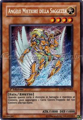 STON-IT063 Angelo Mietitore della Saggezza rara segreta 1a Edizione (IT)  -PLAYED-