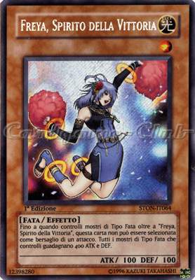 STON-IT064 Freya,Spirito della Vittoria rara segreta 1a Edizione (IT) -NEAR MINT-