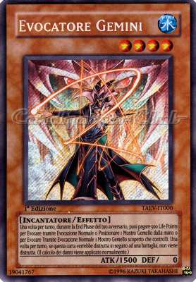 TAEV-IT000 Evocatore Gemini rara segreta 1a Edizione (IT) -NEAR MINT-