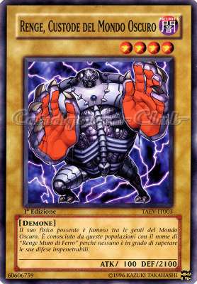 TAEV-IT003 Renge, Custode del Mondo Oscuro comune 1a Edizione (IT) -NEAR MINT-