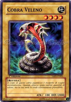 TAEV-IT005 Cobra Veleno comune 1a Edizione (IT) -NEAR MINT-