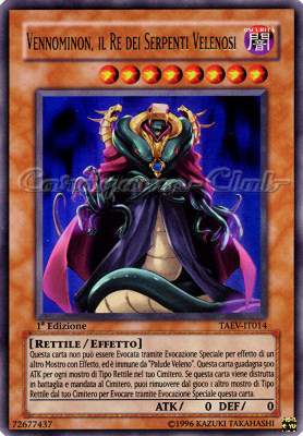 TAEV-IT014 Vennominon, il Re dei Serpenti Velenosi ultra rara 1a Edizione (IT) -GOOD-