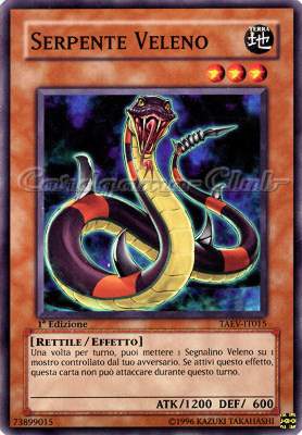 TAEV-IT015 Serpente Veleno comune 1a Edizione (IT) -GOOD-