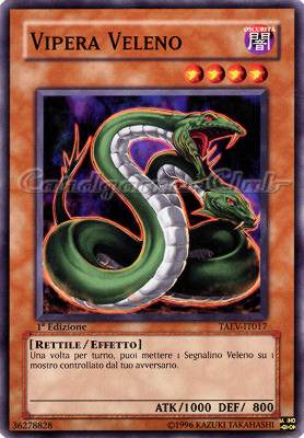 TAEV-IT017 Vipera Veleno comune 1a Edizione (IT) -NEAR MINT-