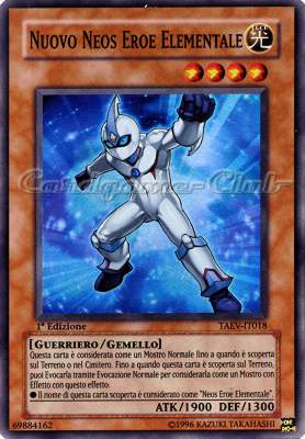 TAEV-IT018 Nuovo Neos Eroe Elementale super rara 1a Edizione (IT) -NEAR MINT-
