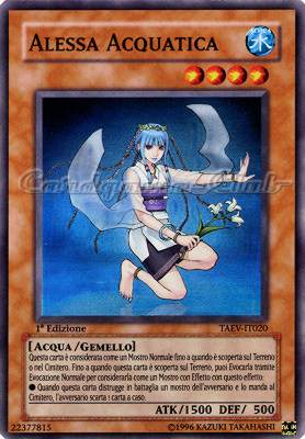 TAEV-IT020 Alessa Acquatica super rara 1a Edizione (IT)  -GOOD-