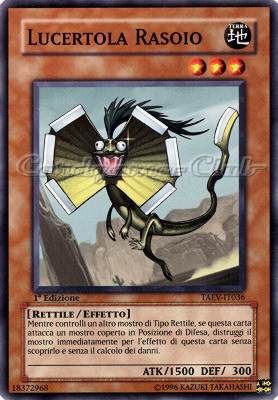 TAEV-IT036 Lucertola Rasoio comune 1a Edizione (IT) -NEAR MINT-
