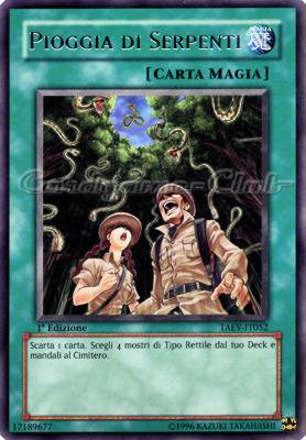 TAEV-IT052 Pioggia di Serpenti rara 1a Edizione (IT)  -GOOD-