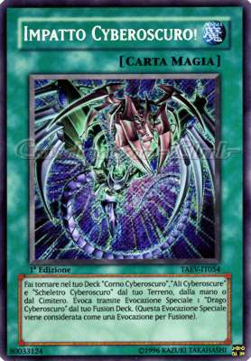 TAEV-IT054 Impatto Cyberoscuro! rara segreta 1a Edizione (IT) -NEAR MINT-