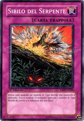 TAEV-IT066 Sibilo del Serpente comune 1a Edizione (IT) -NEAR MINT-