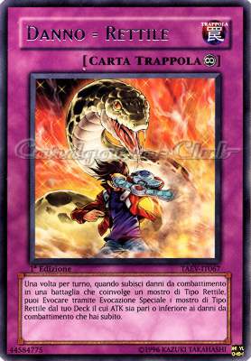 TAEV-IT067 Danno=Rettile rara 1a Edizione (IT) -NEAR MINT-