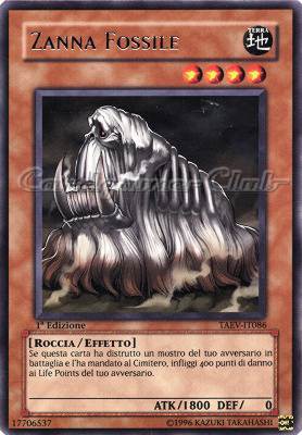 TAEV-IT086 Zanna Fossile rara 1a Edizione (IT) -NEAR MINT-