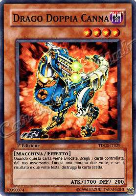 TDGS-IT029 Drago Doppia Canna super rara 1a Edizione (IT)  -PLAYED-