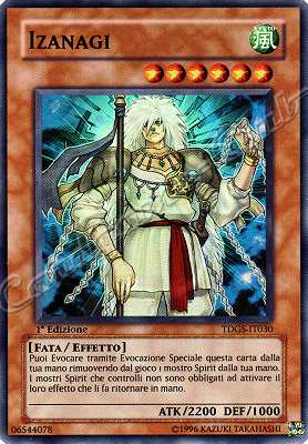 TDGS-IT030 Izanagi super rara 1a Edizione (IT)  -GOOD-