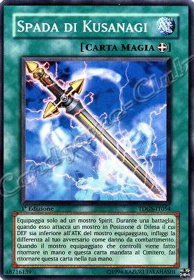 TDGS-IT054 Spada di Kusanagi comune 1a Edizione (IT) -NEAR MINT-