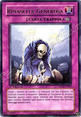 TDGS-IT064 Rinascita Generosa rara 1a Edizione (IT) -NEAR MINT-