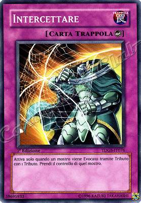 TDGS-IT076 Intercettare super rara 1a Edizione (IT) -NEAR MINT-