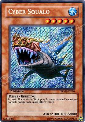 TDGS-IT086 Cyber Squalo rara segreta 1a Edizione (IT) -NEAR MINT-