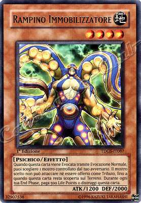 TDGS-IT087 Rampino Immobilizzatore rara 1a Edizione (IT)  -GOOD-