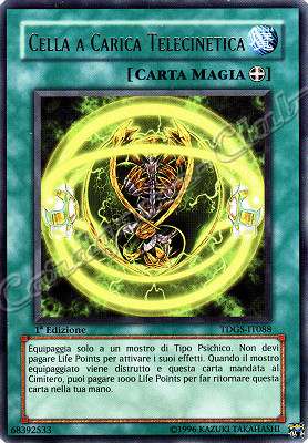 TDGS-IT088 Cella a Carica Telecinetica rara 1a Edizione (IT) -NEAR MINT-
