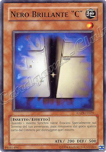 ANPR-IT024 Nero Brillante "C" comune Unlimited (IT) -NEAR MINT-