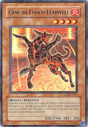 ANPR-IT037 Cane di Fuoco Flamvell rara Unlimited (IT) -NEAR MINT-