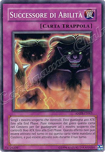 ANPR-IT063 Successore di Abilita' super rara Unlimited (IT) -NEAR MINT-